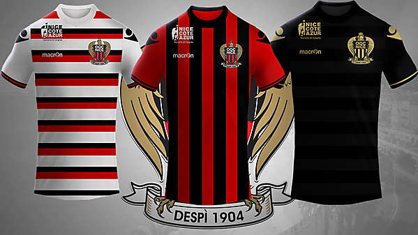 OGC Nice 16/17 Macron Kits