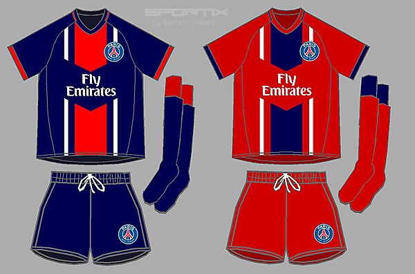 Paris Saint Germain Home y Away