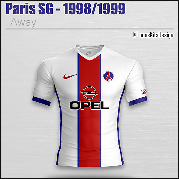 Paris SG - 1998/1999 Away