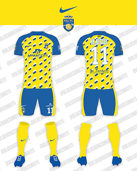 Pau FC Home Kit