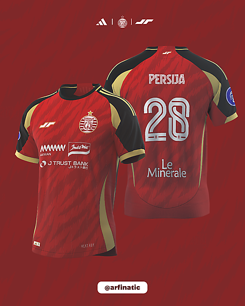 Persija Jakarta 24/25 - Home Kit Concept