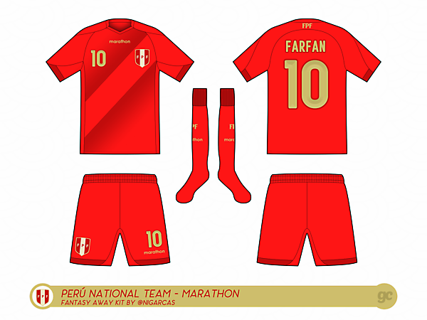 Perú National Team -Away Kit