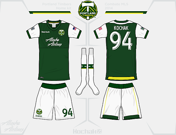 Portland Timbers - Home kit