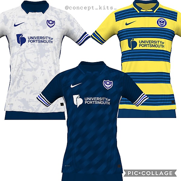 Portsmouth away and third ideas