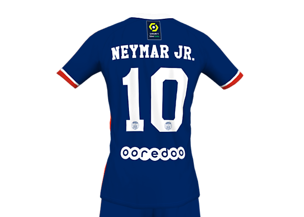 PSG 21-22 FANTASY HOME KIT (BACK)