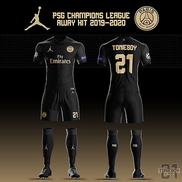 PSG UCL Away Kit 19-20