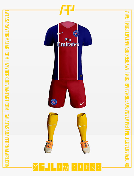 PSG x Yellow Socks 16-17