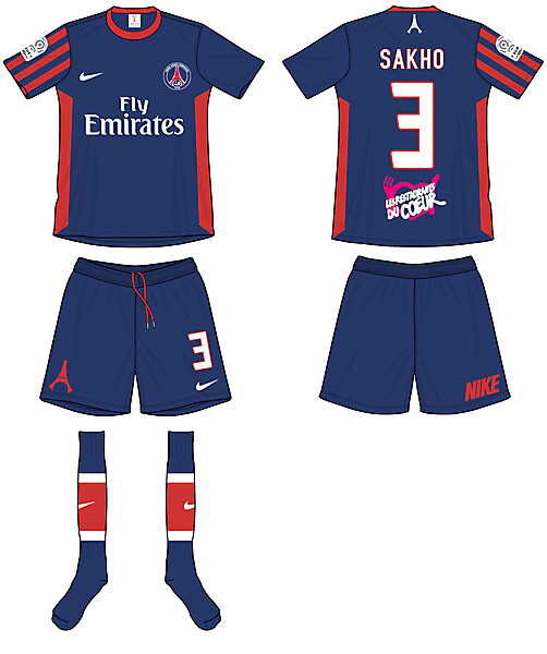 Paris Saint-Germain Home Kit