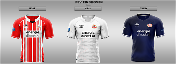 PSV Eindhoven -- Home/Away/Third