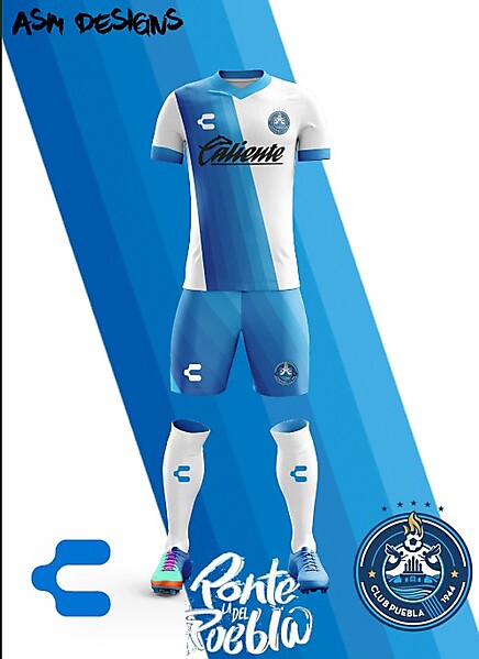 Puebla F.C. Charly Home Kit 2018