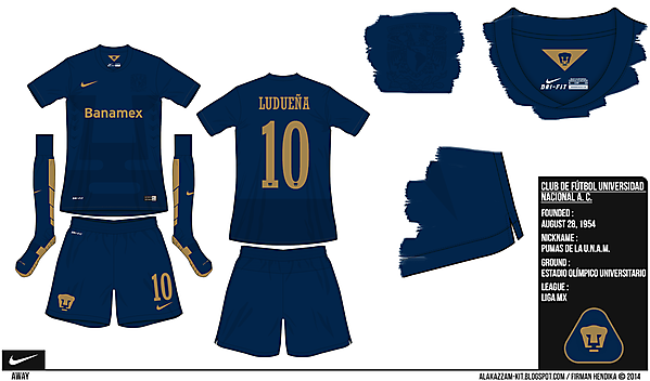 Pumas U.N.A.M Away