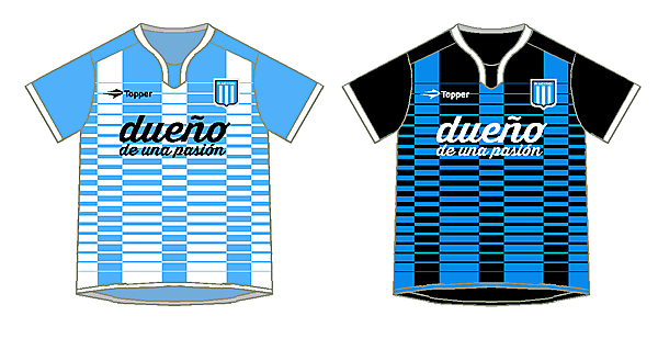 Racing Club Home and away kits