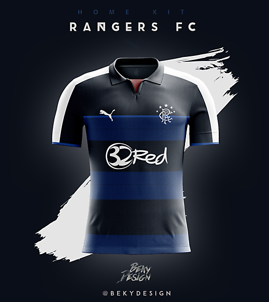 Rangers FC 16/17 Home Concept