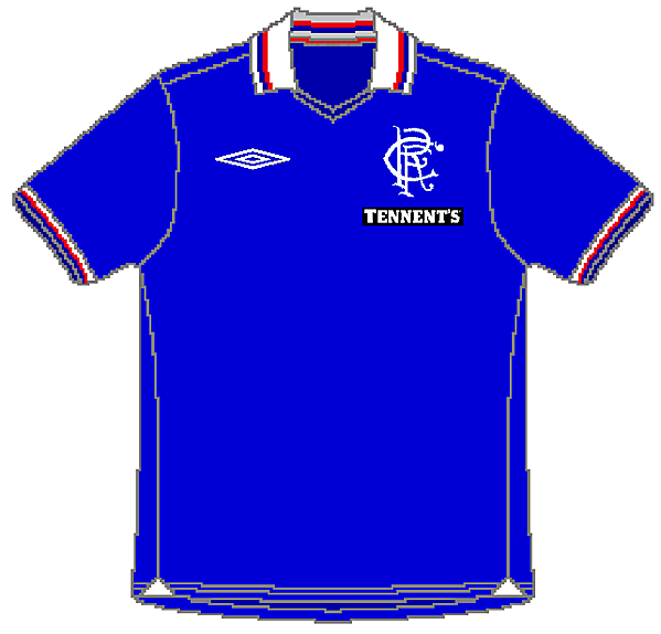 The Rangers FC Umbro Home