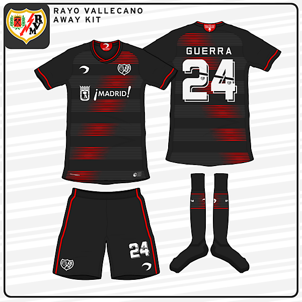 Rayo Vallecano | Away Kit