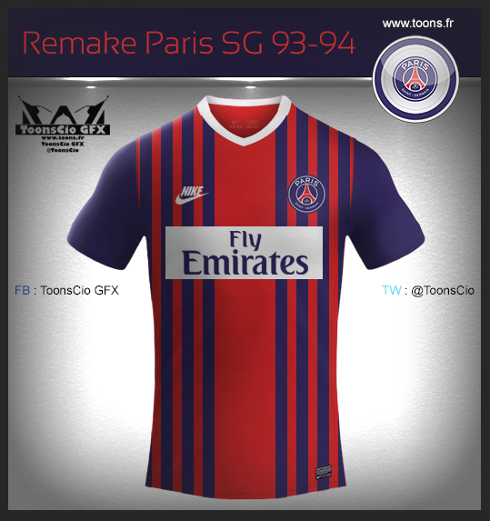 Remake Paris SG 93-94