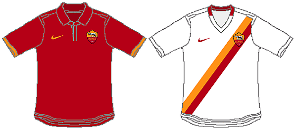 Roma 2014/15 Nike Kits