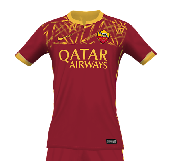 ROMA 21-22 FANTASY HOME KIT (FRONT)