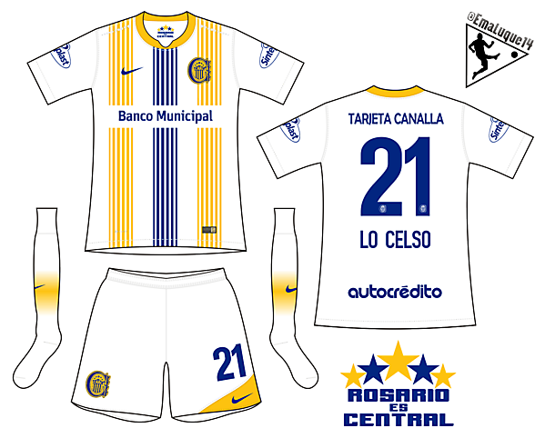 Rosario Central - Away kit