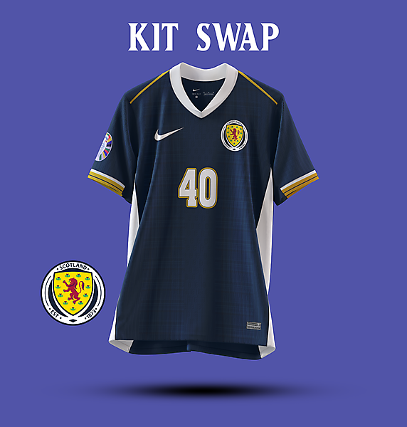 Scotland Nike England kit swap