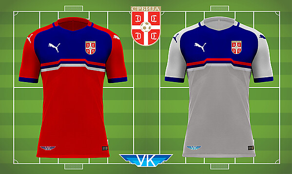 Serbia Home Away Kit