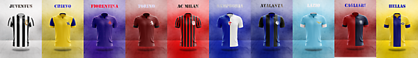 Serie A - retro shirts 