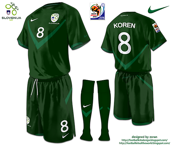 Slovenia World Cup 2010 fantasy away