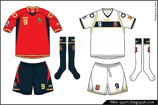 Spain Daer Home & Away Kit