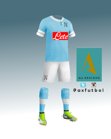 SSC Napoli Home Kit. Ax's design