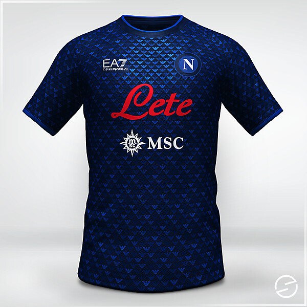 SSC Napoli x EA7 concept shirt