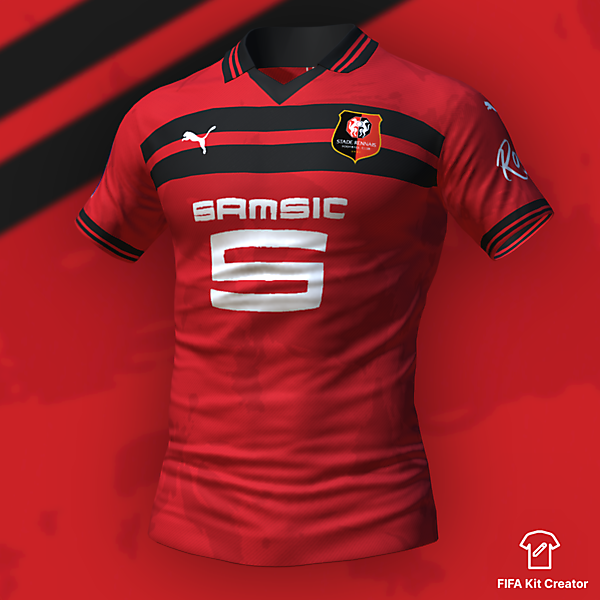 Stade Rennais home concept (1988-89 remake)