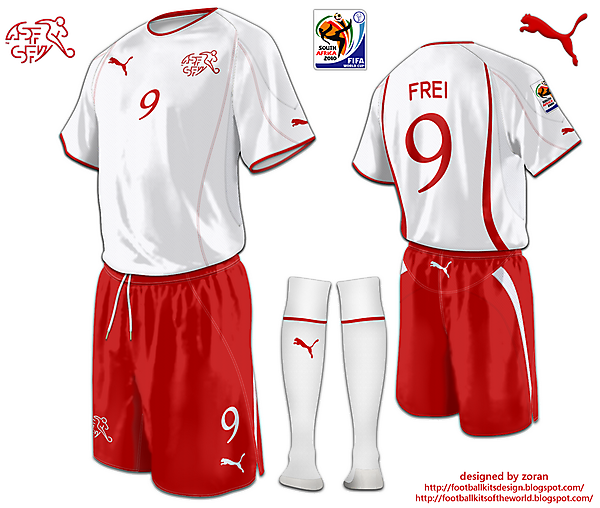 Switzerland World Cup 2010 fantasy away