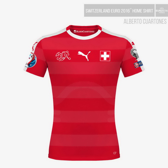 Switzerland UEFA EURO 2016™ Home Shirt