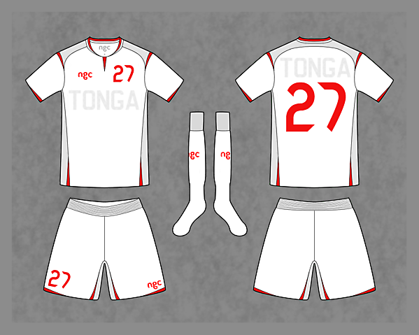 TONGA National Team - Away kit