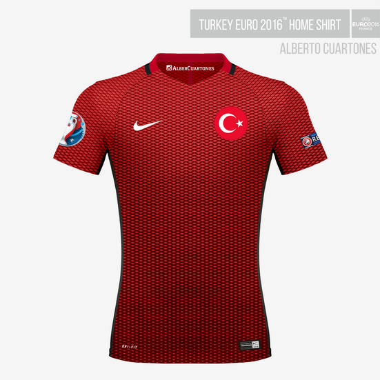 Turkey UEFA EURO 2016™ Home Shirt