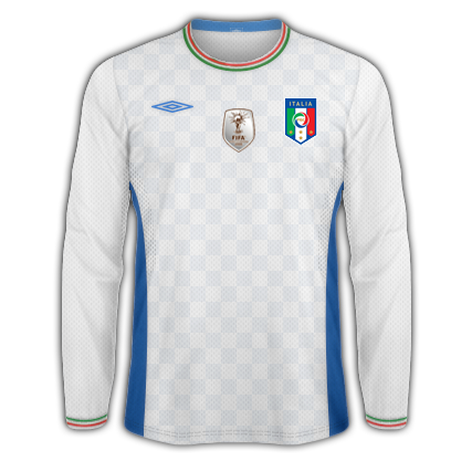 Italy 2010 by Umbro - 3 versions