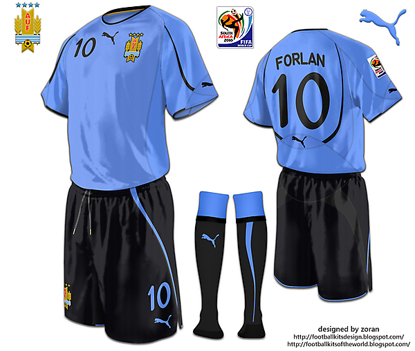 Uruguay World Cup 2010 fantasy home