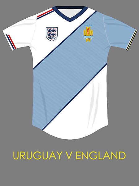 Uruguay v england combined kit concept