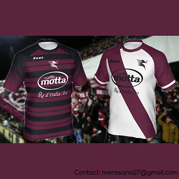 US Salernitana hypothetical match jerseys