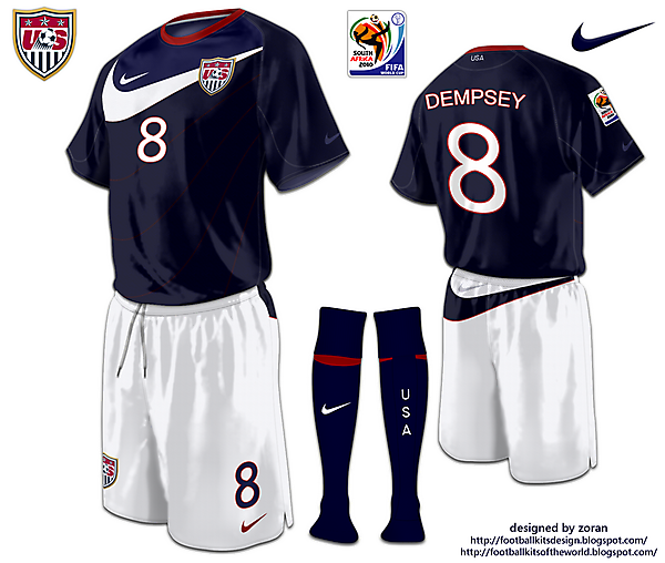 USA World Cup 2010 fantasy away