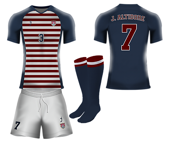 USA away kit by J-sports