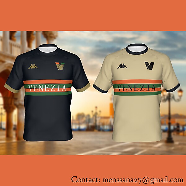 Venezia FC hypothetical match jerseys