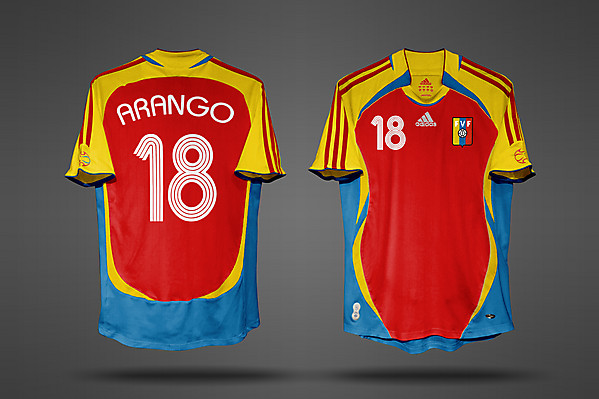 Venezuela tercera equipacion retro 2006