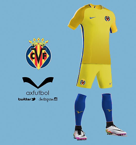 Villarreal nike kit design