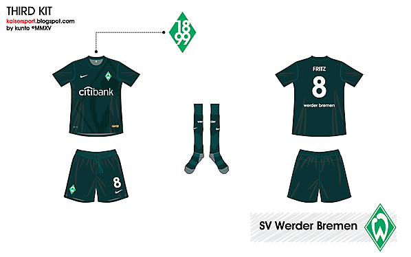 werder bremen 3rd 2015