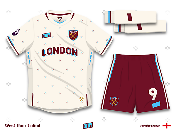 West Ham - Full Away Kit