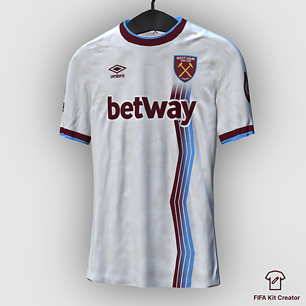 West Ham away concept