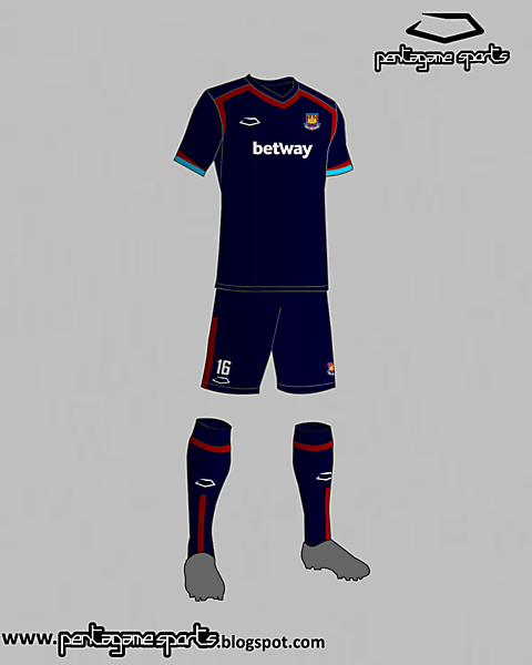 West Ham (England) Third kit 2016