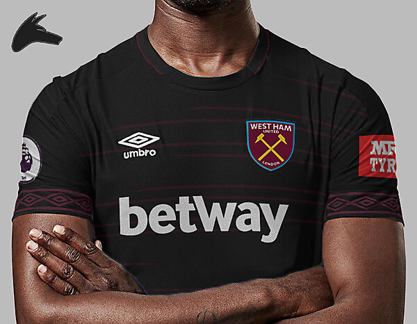 West Ham umbro third