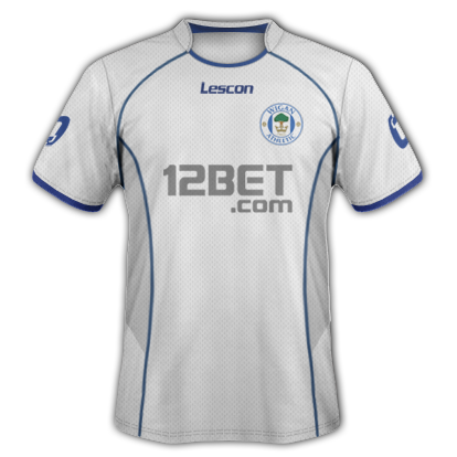 Wigan Athletic fantasy kits with Lescon